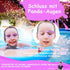 Vvinca Kids Swim Goggles for Ages 3-12, Upgraded Design with Ear & Nose Plug, Anti-Fog No Leak