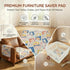 36"x36" 3-Layer PJYuCien Non-Slip Pet Playpen Mat with Comfort, Reusable and Washable Training Crate Pad, Travel Mat