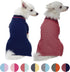 Blueberry Pet Back to School 2-Pack Dog Polo Shirts - Cotton Outfit for Small Pets, Navy + Rusty Red
