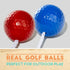 Set 6 Pack Ladderball Replacement Bolas - in Red and Blue