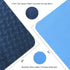 Yoga Mat 1/3 inch QMKGEC Exercise Mats, 8mm TPE Non-Slip Extra Thick Eco Friendly for Yoga Workout Pilates