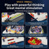 1-2 3+ Tabletop Pinball Machine Space Board Game with Obstacles, Pull-Rod Launcher, Two-Hand Controls, Ball Storage