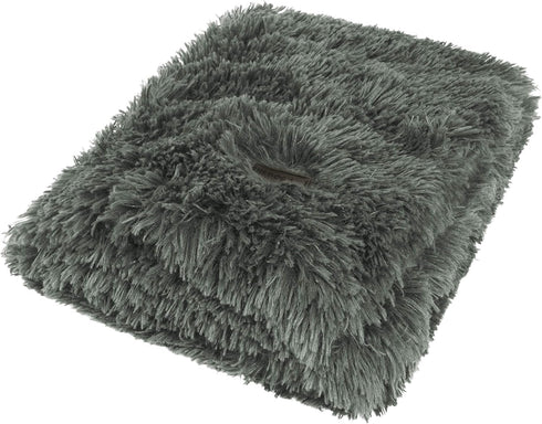 The Dog’s Blanket Sound Sleep Donut Blanket, XL, Calming Anti-Anxiety Snuggler Blanket, Steel Grey