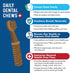 Bernie's Charming Chompers - Daily Dental Chews for Dogs 26-50 Lbs. - 36 Count - Cleans Teeth & Freshens Breath