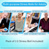 Serenilite Stress Balls for Adults, Hand Therapy Squeeze Ball, Grip Strengthening Physical Therapy Balls