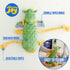 Squeaky Dog Stuffed Animals Chew Toy for Large Breeds Crinkle Paper Tug of War Rope Plush Dog Toy Soft Tough Squeaker Dog Entertainment Toys for Home Alone - Dragon