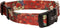 DutchDog Amsterdam Eco-Friendly Van Gogh Dog Collar, Red Poppies, Large (20-25 in)