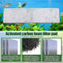 Pangda 12 U4 Pcs Carbon Filter Foam Pads and Foam Filters Compatible with Range of Internal Underwater Sponge Aquarium