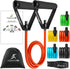 ProsourceFit Tube Resistance Bands Set with Attached Handles, Door Anchor, Exercise Guide for Home Workouts