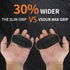 Gym Grips for Men and Women, Non-Slip Rubber Grips for Deadlifts, Rows and Pull-ups, Protect Palms Suitable, Rypt Grip