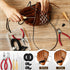 Glove Relacing Kit for Baseball or Softball Mitts - Includes 2 Strips, 4 Pcs Glove Locks, 5 Pcs Lacing Tools