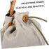 5pcs Mipcase Portable Dog Treat Pouch Lightweight Canvas Snack Bag Drawstring for Outdoor Training and Food Holder
