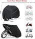Heavy Duty Bike Cover for 1 or 2 Bikes, Waterproof Bicycle Cover with Lock Holes for Outdoor Storage