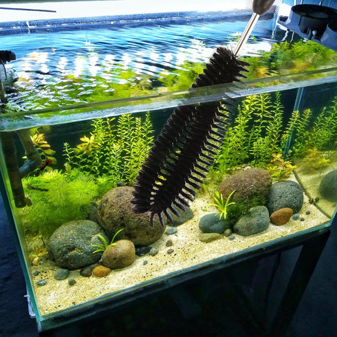 11 in 1 Fish Tank Aquarium Cleaning Brush Kit, Non Rusting Tools for Acrylic, Plastic, and Glass Fish Tanks