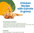 Almo Nature HQS Complete Chicken with Carrot in Gravy Grain Free Wet Canned Cat Food (Pack of 24 x 2.47 oz)