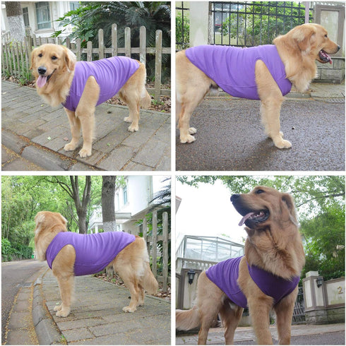 Lovelonglong 2019 Summer Pet Clothing - Dog Clothes Blank T-Shirts, Ribbed Tanks, Thread Vests for Bulldog, 100%
