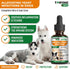 Natural Dog Yeast Infection Relief - Itchy Skin & Ear Treatment - Reduces Irritation & Relieves Itching and Allergy - Herbal Medicine Drops Supplement - Made in USA