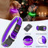 Flashseen LED Dog Collar, Light Up Dog Collar USB Rechargeable, Brightest Dog Lights for Night Walking, Adjustable Dog