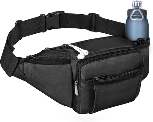 NOOLA Fanny Pack Waist Bag for Men Women, Lightweight with Water Bottle Holder, Adjustable for Outdoor Activities