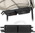 Golf Cart Ceiling Storage Bag, Overhead Organizer Bag for Club Car Precedent, Tempo, Onward, Black