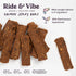 5 Oz Bundle x Joy Ride & Vibe Salmon Jerky for Dogs - Bag, Natural Superfood - Corn, Poultry, Soy & Grain Free Salmon