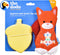 The Dodo Woodland Animals Stuffingless Dog Toy Set: Squirrel & Acorn, Durable No Plush Squeaky Toys for Dogs