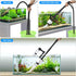 AQQA 8-in-1 Electric Fish Tank Cleaner, Aquarium Gravel Vacuum and Water Changer for Turtle Fish Tank