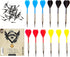 Soft Tip Darts Set, 12 pc Bar Darts, 50 Extra Black 2BA Tips, Fun Darts for 4 Players