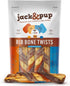Jack&Pup Twist Beef Rib Bones for Dogs, 7" Beef Rib Bone Small