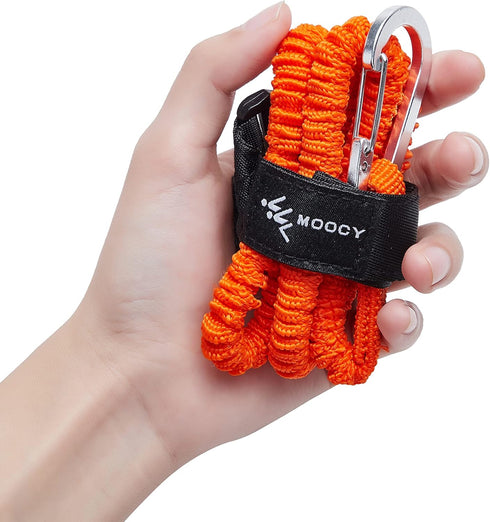 MOOCY Kayak Paddle Tether with Carabiner for Paddle, Rod, SUP Kayaking Accessories