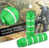 X AUTOHAUX 4pcs Aluminum Alloy Rear Foot Pegs, Universal Green Footrests for BMX MTB Bike Fit 3/8 Inch Axles