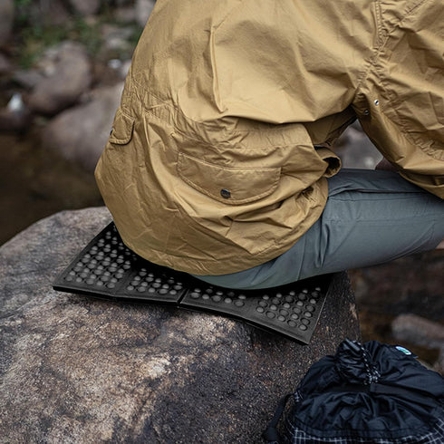 Backpacking FOCHIER F Stadium Seat Pad, Camping Foam Pad, Foldable Z Stadium Seat Cushion Insulated Sitting Pad