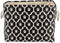 Bone Dry Small Rectangle Pet Storage Collection, Lattice Paw Print, Black