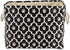 Bone Dry Small Rectangle Pet Storage Collection, Lattice Paw Print, Black