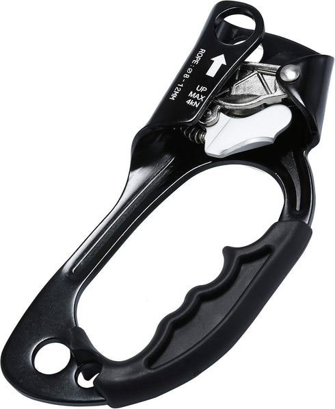 WILDKEN Climbing Hand Ascender for Outdoor Mountaineering, Rappelling Equip for 8-12MM Rope, Left Right Hand