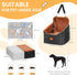 30lb, Dog Car Seat for Small Dog with Washable Mat, Memory Foam Booster Seat for Dogs Under Elevated Pet Seat