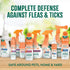 20oz TropiClean Max Strength Flea and Tick Shampoo Treatment for Dogs, Powerful & Natural Defense, Prevention for Large