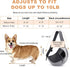 FDJASGY Pet Sling Carrier for Small Dogs and Cats, Breathable Mesh Hand-Free Puppy Backpack with Adjustable Strap