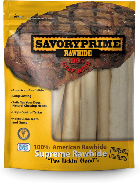 Savory Prime 10-Inch Supreme Retriever Roll, 8-Pack White (992)
