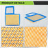 G16 Golf Cart Air Filter for Yamaha G29 G22 G16A G22A G19 G21 G20 Golf Cart Parts for Tune Up Kit 1996-UP