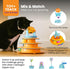 2-in-1 Catstages Spinning Fish Treat Dispenser Cat Toy, Interactive Puzzle Feeder & Cat Ball Track Add-On, Blue