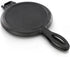 Megachef 6.7 Inch Round Cast Iron Pie Iron Outdoor/Camping Cookware with Long Handle
