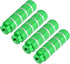 X AUTOHAUX 4pcs Aluminum Alloy Rear Foot Pegs, Universal Green Footrests for BMX MTB Bike Fit 3/8 Inch Axles