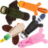 FIREOR Dog Squeak Toys - No Stuffing Plush Crinkle Water Bottle Chew Toy for Small, Medium, Large Breeds