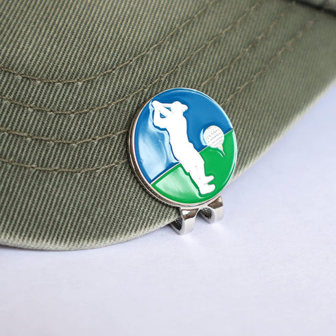 Magnetic Golf Hat Clips, Ball Marker Holder for Golf Gloves, Hats, Bags, Caps, and Visors