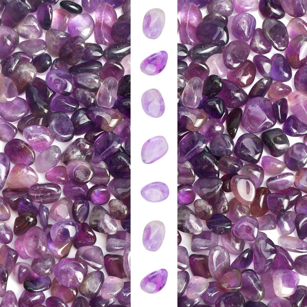 2lb Amethyst Chips Healing Crystal Stone for Aquarium Vase Plant Decoration and DIY