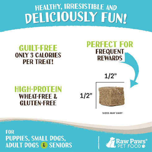 Raw Paws Freeze-Dried Beef Liver Treats for Dogs & Cats, 16-oz, All Natural Liver Treats for Training
