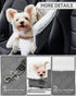 8 Lbs PETSFIT Center Console Dog Car Seat with Safe Protection Hooks, Pet Car Seat with Upgraded Safety Tethers