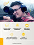TradeSmart High-Performance Earmuffs for Shooting Range, Eye Protection Glasses + Firearm Confidence Course