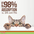 Licks Pill-Free Cat Skin & Allergy Relief, Omega 3 Vitamins & Supplements for Itchy Skin, Turmeric Gel Packets, 10 Use